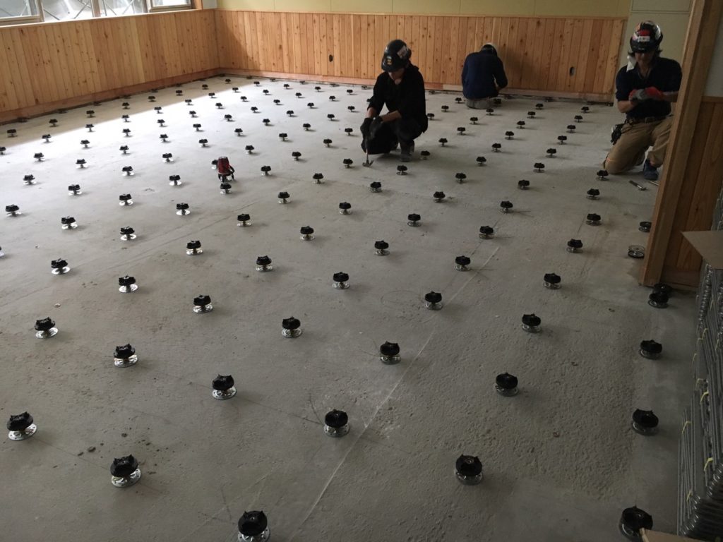 高等学校管理商業科棟OAフロア工事