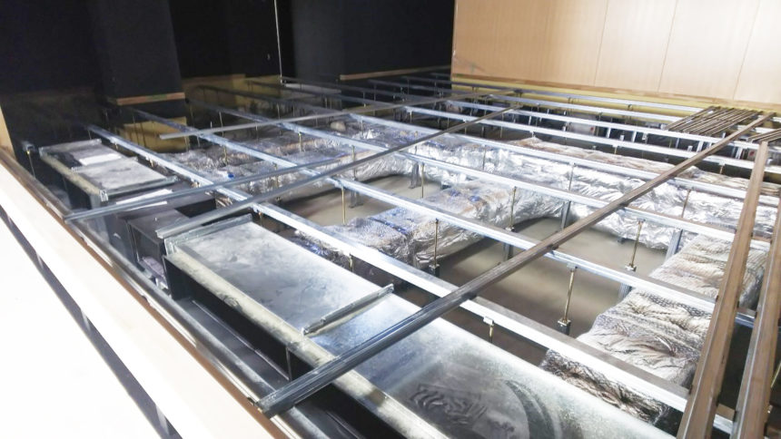 文教施設鋼製床下地工事